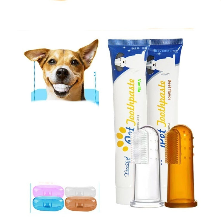 Pet Finger Stall Tooth Cleaning Toothbrush